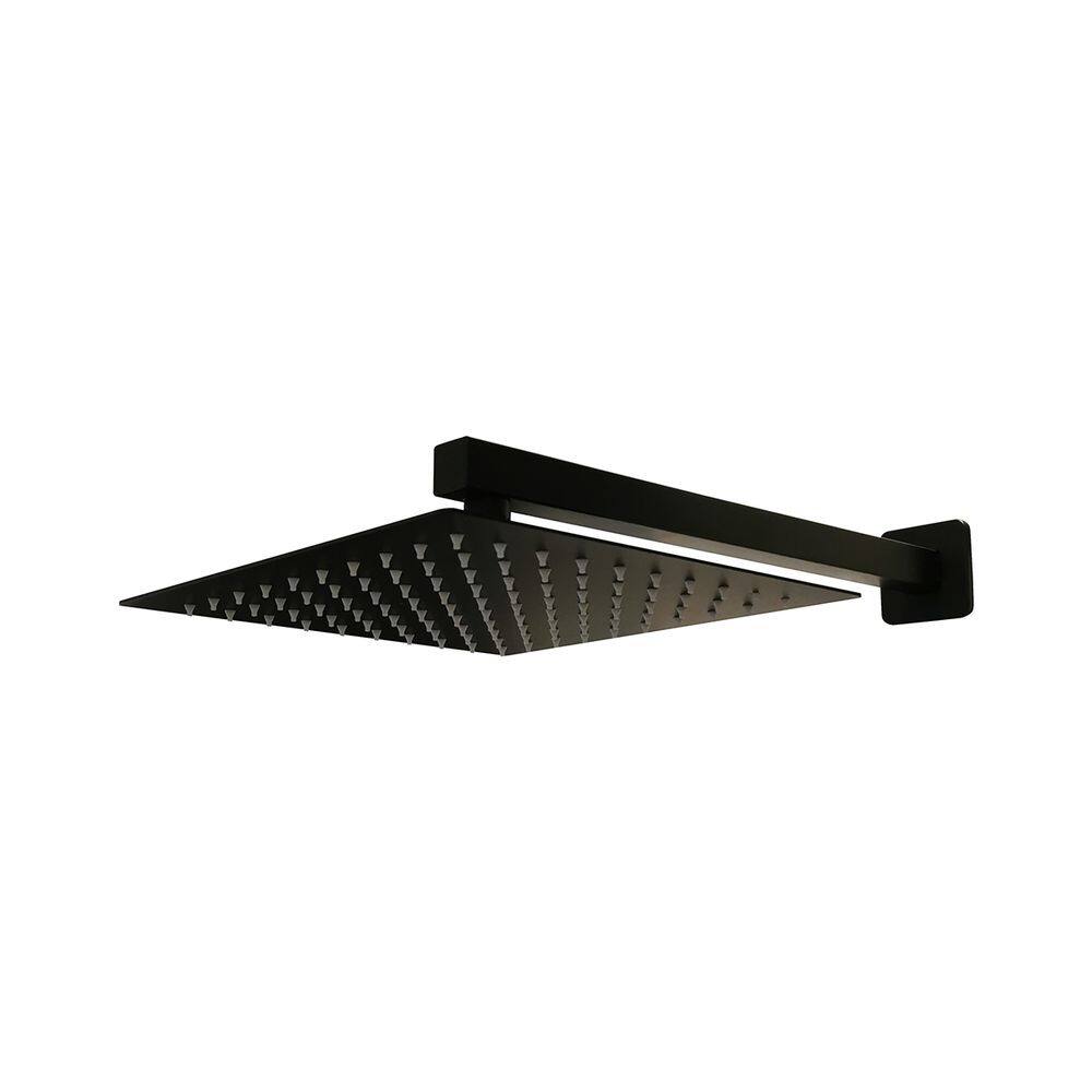 Chuveiro Quadrado Preto Fosco RCQ 02