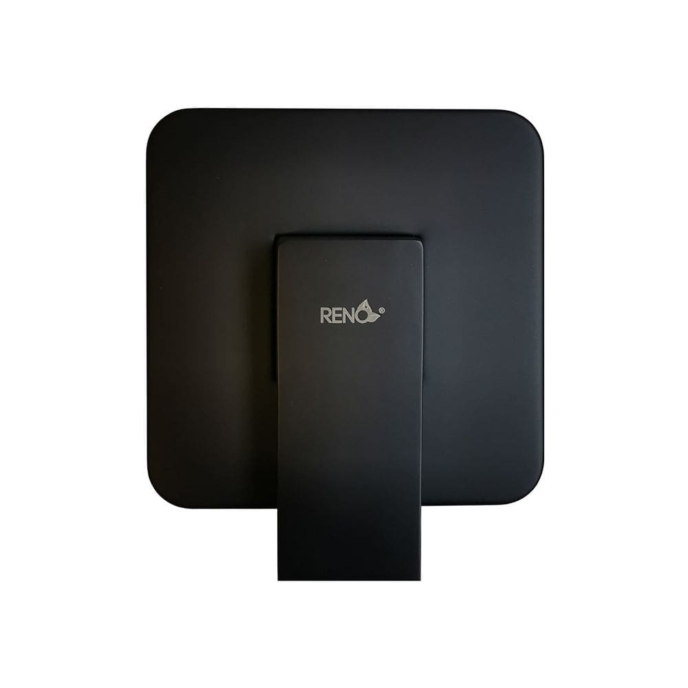 Acabamento Registro Quadrado Preto Fosco para Chuveiro RAQ 02