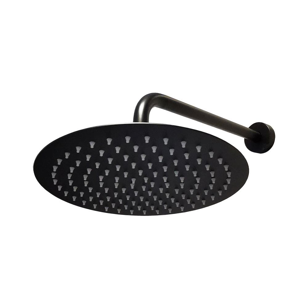 Chuveiro Redondo Preto Fosco RCR 02