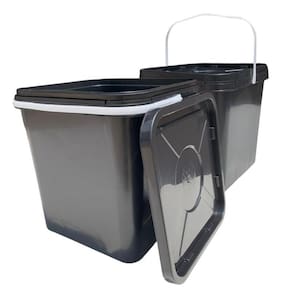 Balde Quadrado 16L Bom 02 Pçs