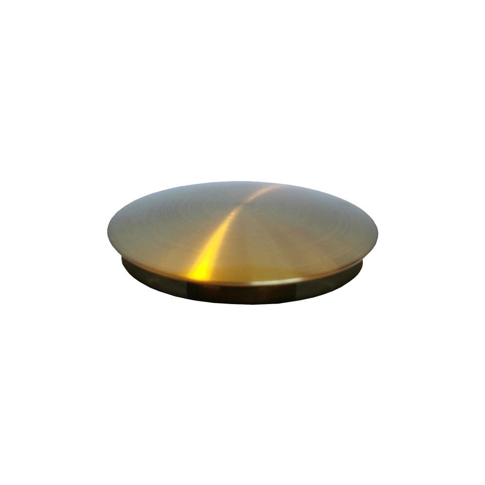 Tampa De Inox Dourado Para Válvula Click