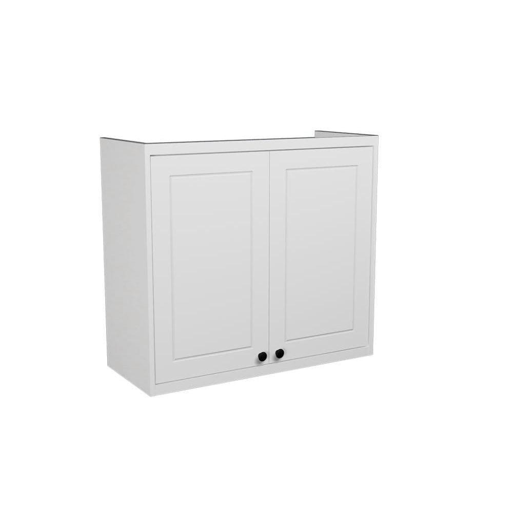 Armário Aéreo Évora 2 PT Branco Ártico 80 cm