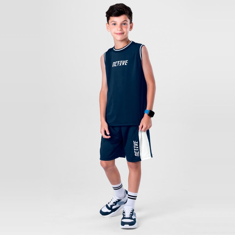 Bermuda infantil menino Active Brandili
