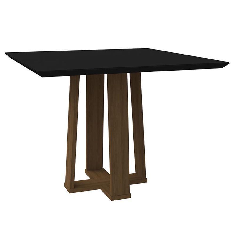 Mesa de Jantar Tampo com Vidro Valencia 100x100 - PR Móveis