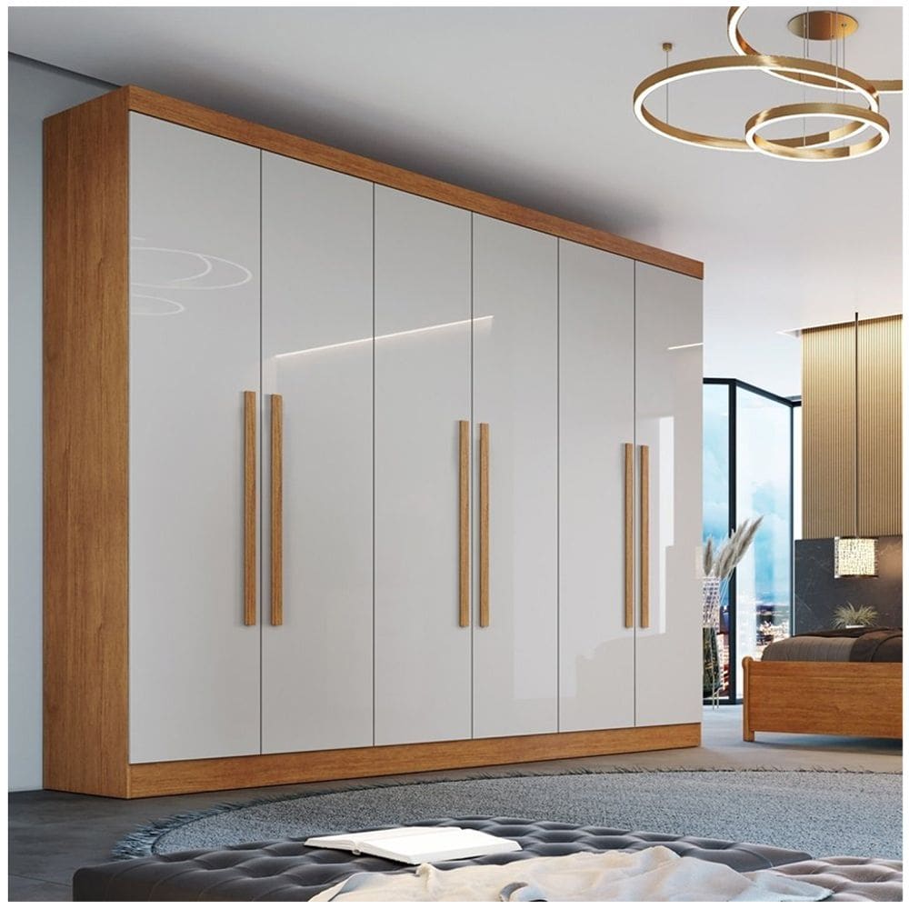 Guarda Roupa Casal 6 Portas 6 Gavetas Genova - Bianchi Móveis