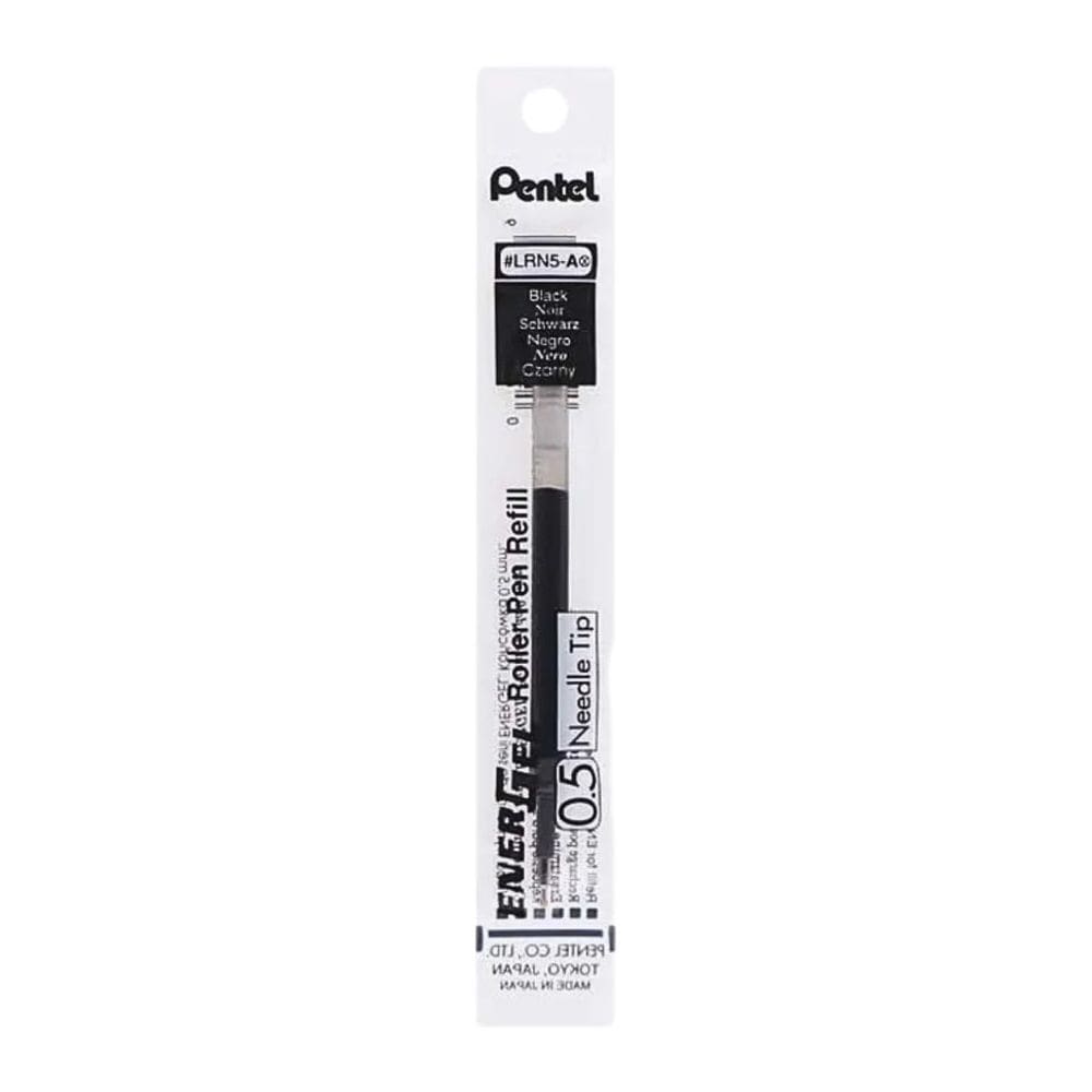 Refil p/ Caneta em Gel Energel 0.7mm Ponta Fina Azul e Preta - Pentel