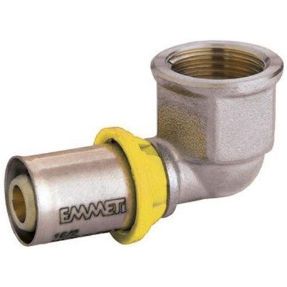 Cotovelo Femea Para Gas 1X26 Prensar Multi, Emmeti
