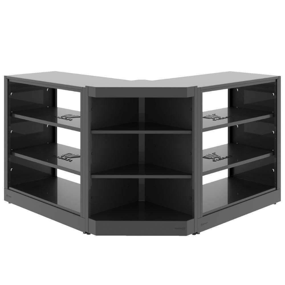 Kit 2 Balcão Comercial Aberto 1 Canto Aberto 1,00m Amapá