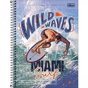 Caderno Univ. 1 Matéria 80 Folhas Do It Surf - Tilibra
