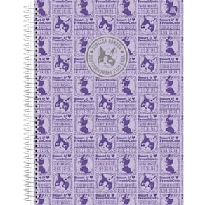 Caderno Univ. 10Mat 160Fls Rebecca Bonbon Capa 3 - Animativa