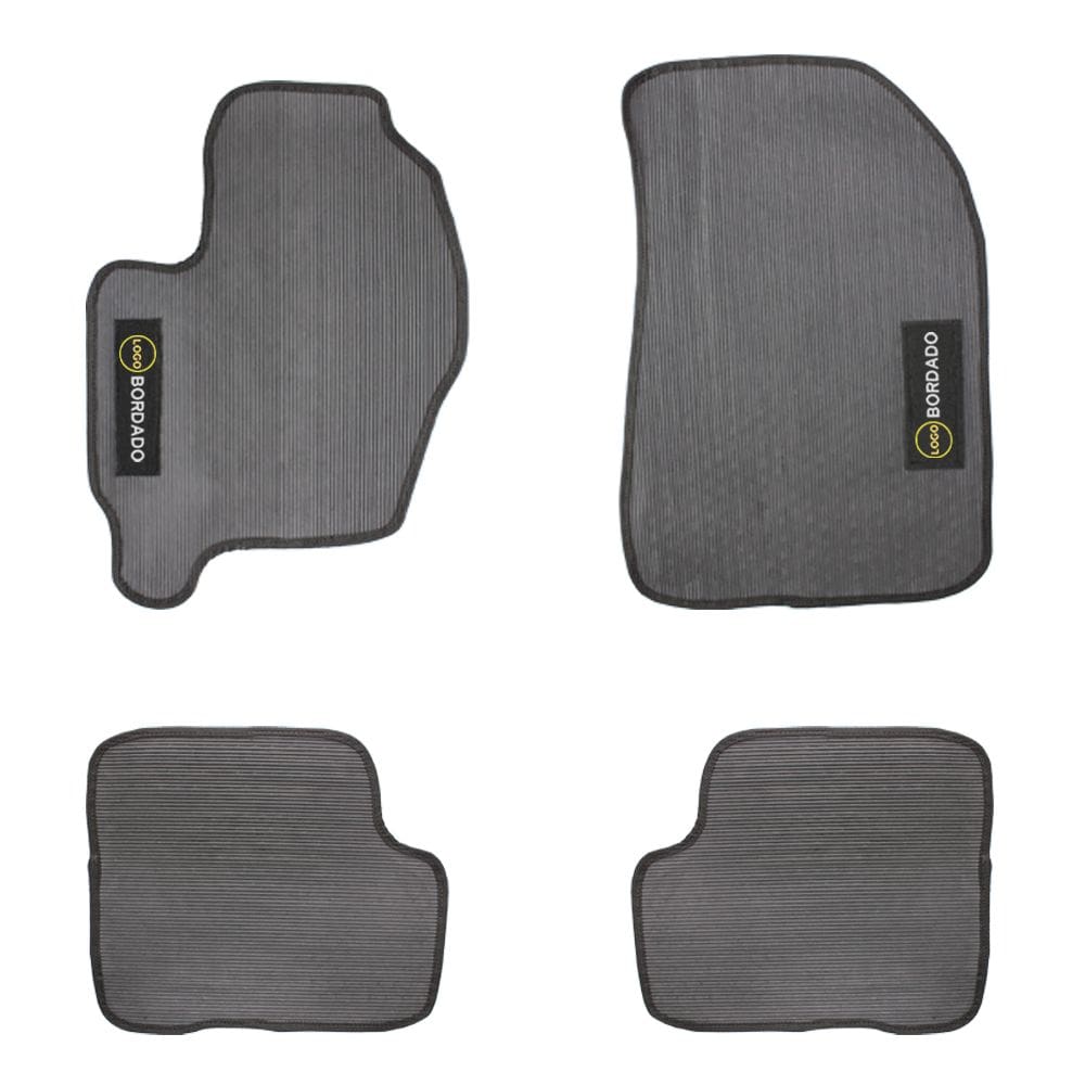 Tapete para Duster 2011 a 2015 Borracha Automotivo Impermeável 4 Peças