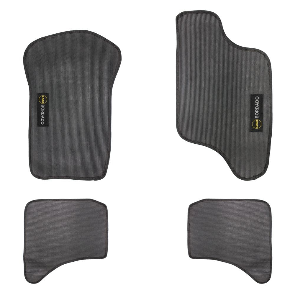 Tapete para S10 2001 a 2011 Cabine Dupla Borracha Automotivo Impermeável 4 Peças