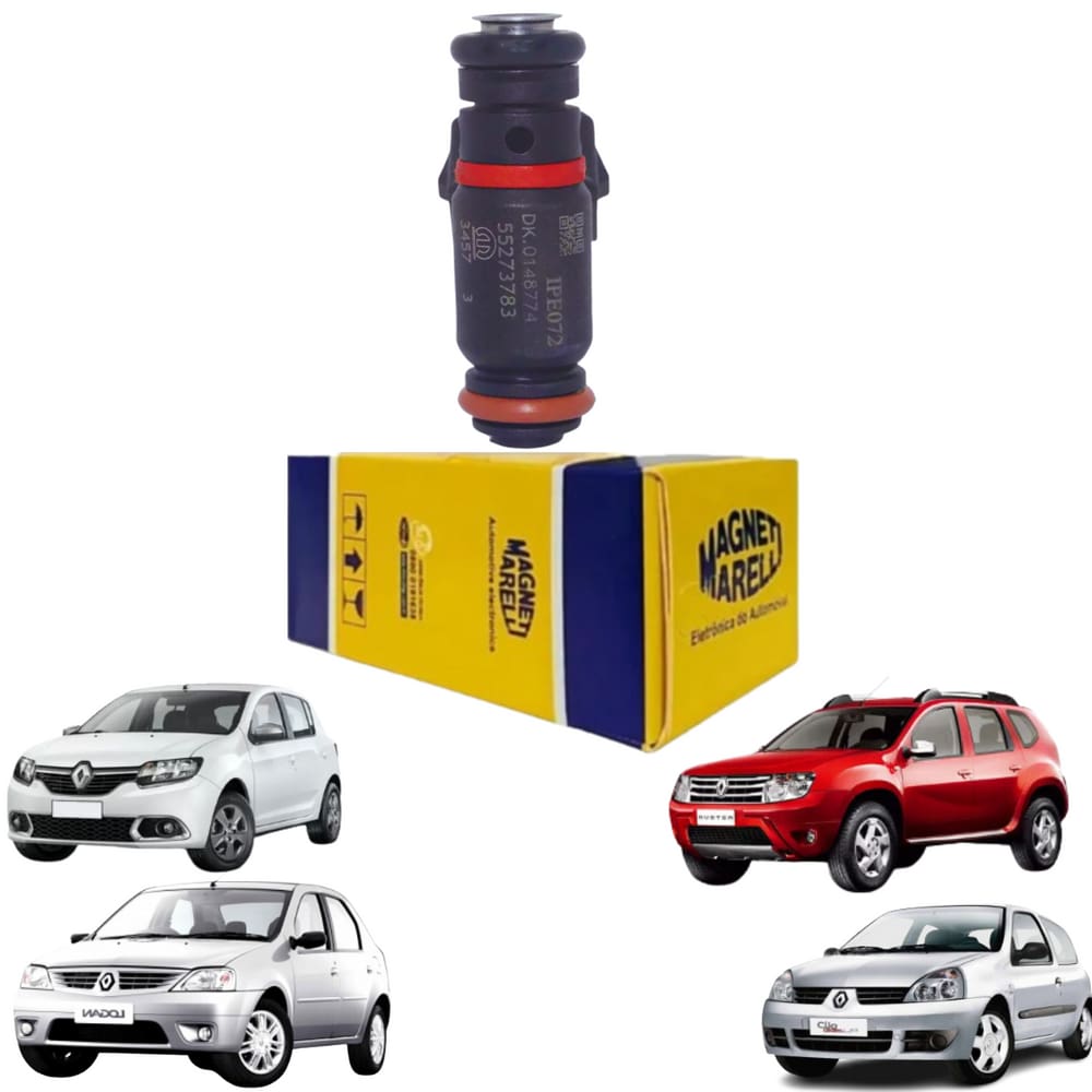 Bico Injetor Renault Clio Duster Logan Sandero IPE072 Mareli