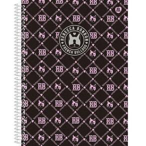 Caderno Univ. 10Mat 160Fls Rebecca Bonbon Capa 1 - Animativa