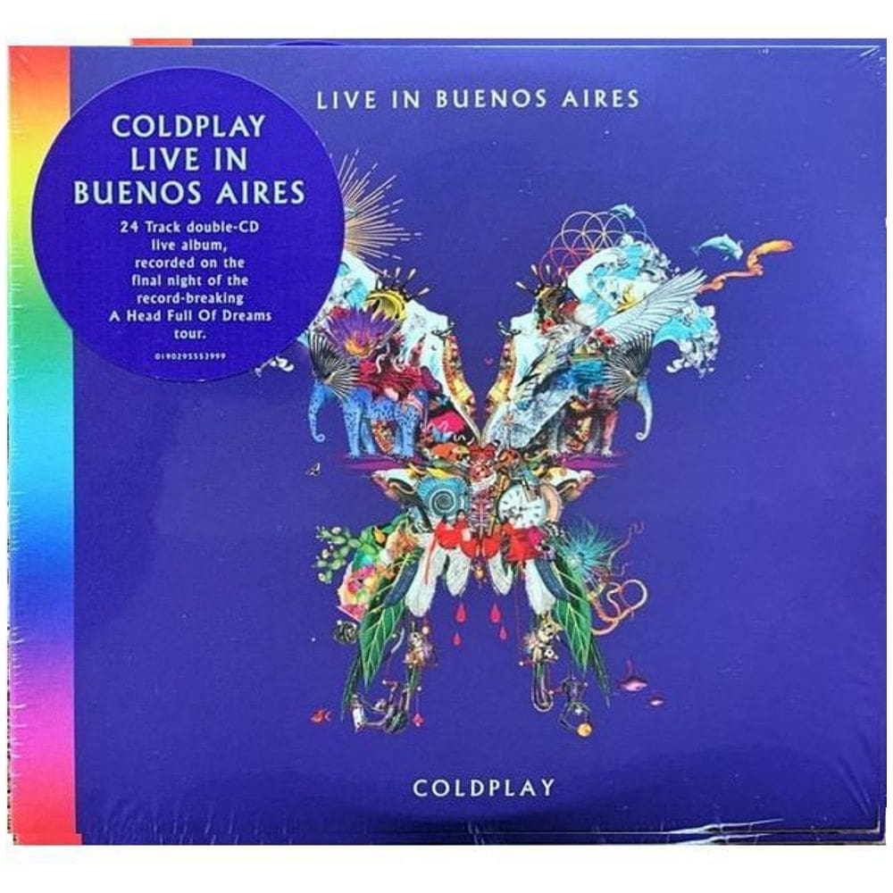 Cd Coldplay - Live In Buenos Aires  2 Cds 