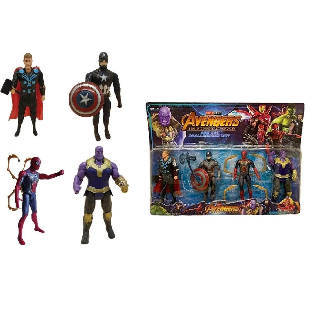 Cartela Avengers Bonecos Vingadores Articulados