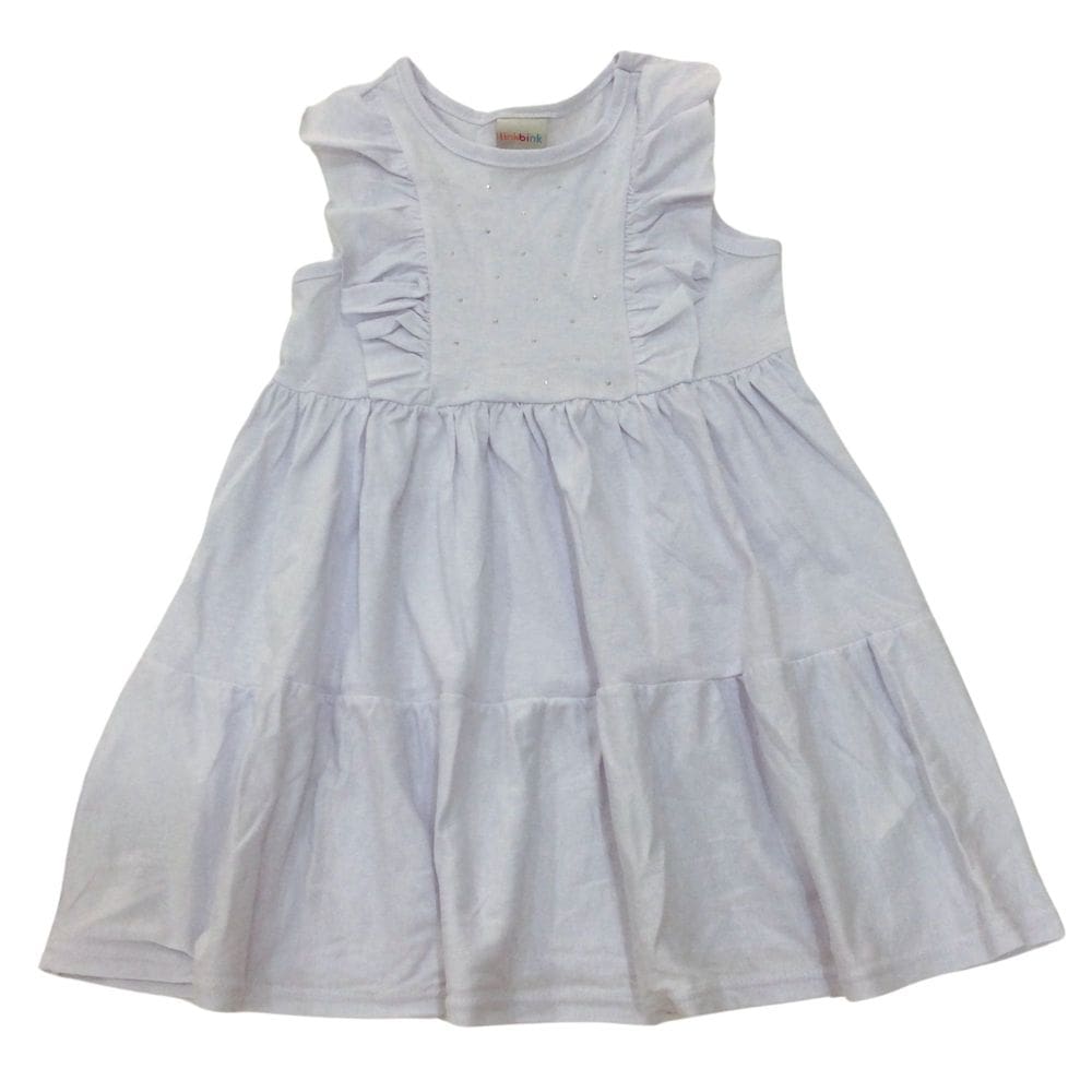 Vestido Infantil Reveillon Tink Bink Branco