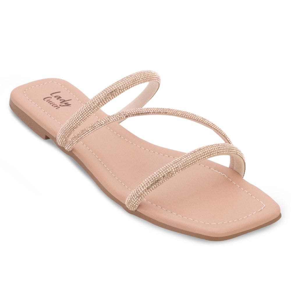 Sandália Rasteira Lady Queen AM24-30010