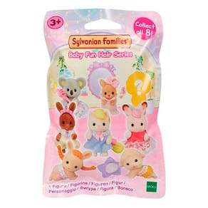 Figura com Acessório - Sylvanian Families - Bebê Surpresa - Cabelos Divertidos - Epoch Magia