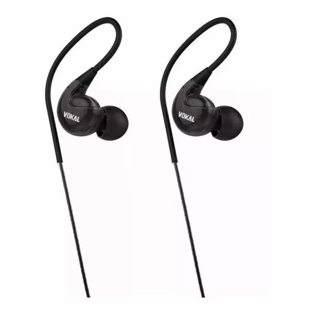 Fone De Ouvido In Ear Vokal E40 - Cor Preto