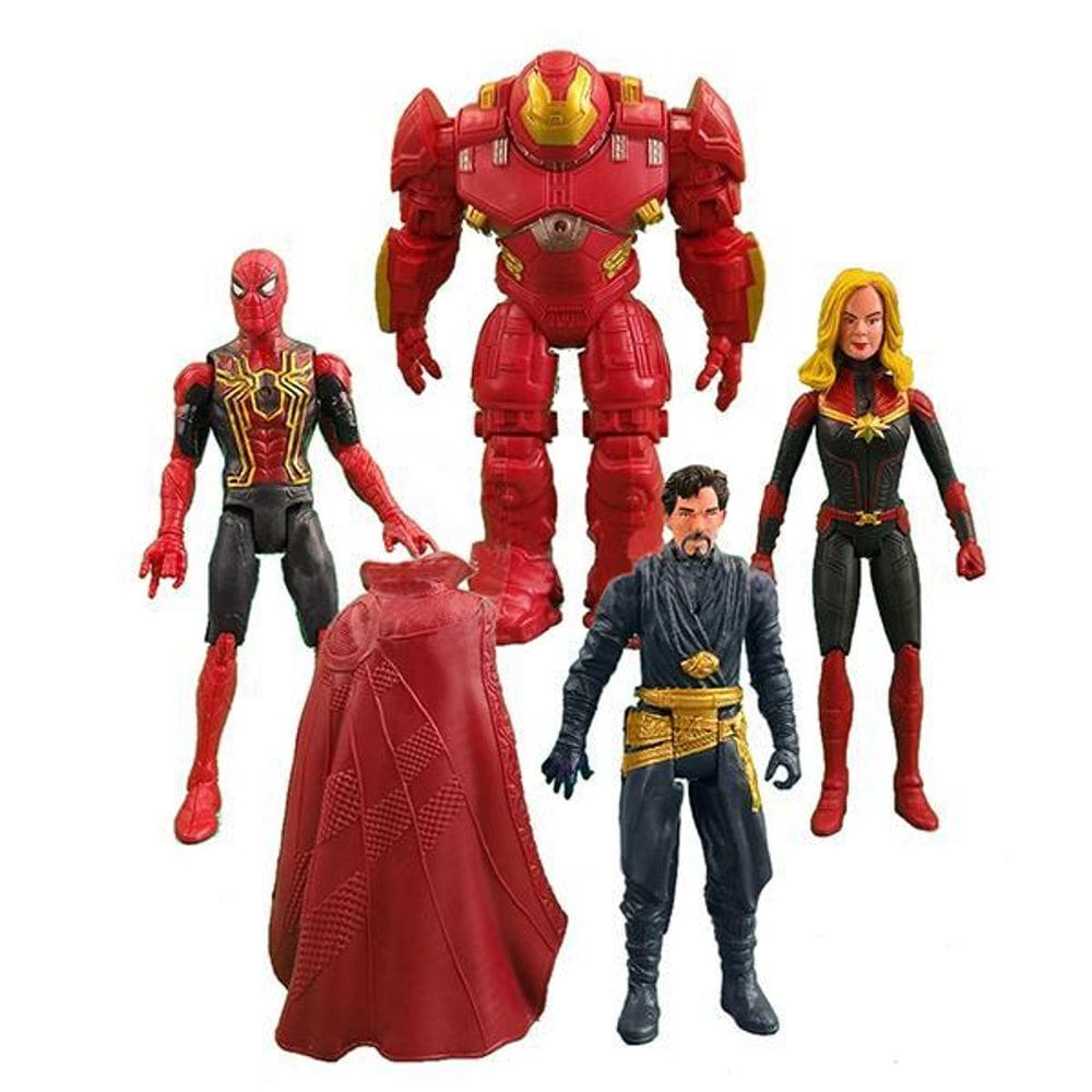 Kit Cartela Com 4 Bonecos 15Cm Vingadores End Game 23