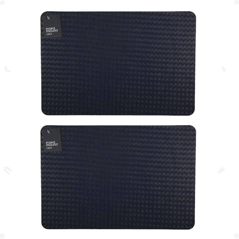Kit 2 Lugar Americano Premium Trama 45X30 Cm Navy Paramount