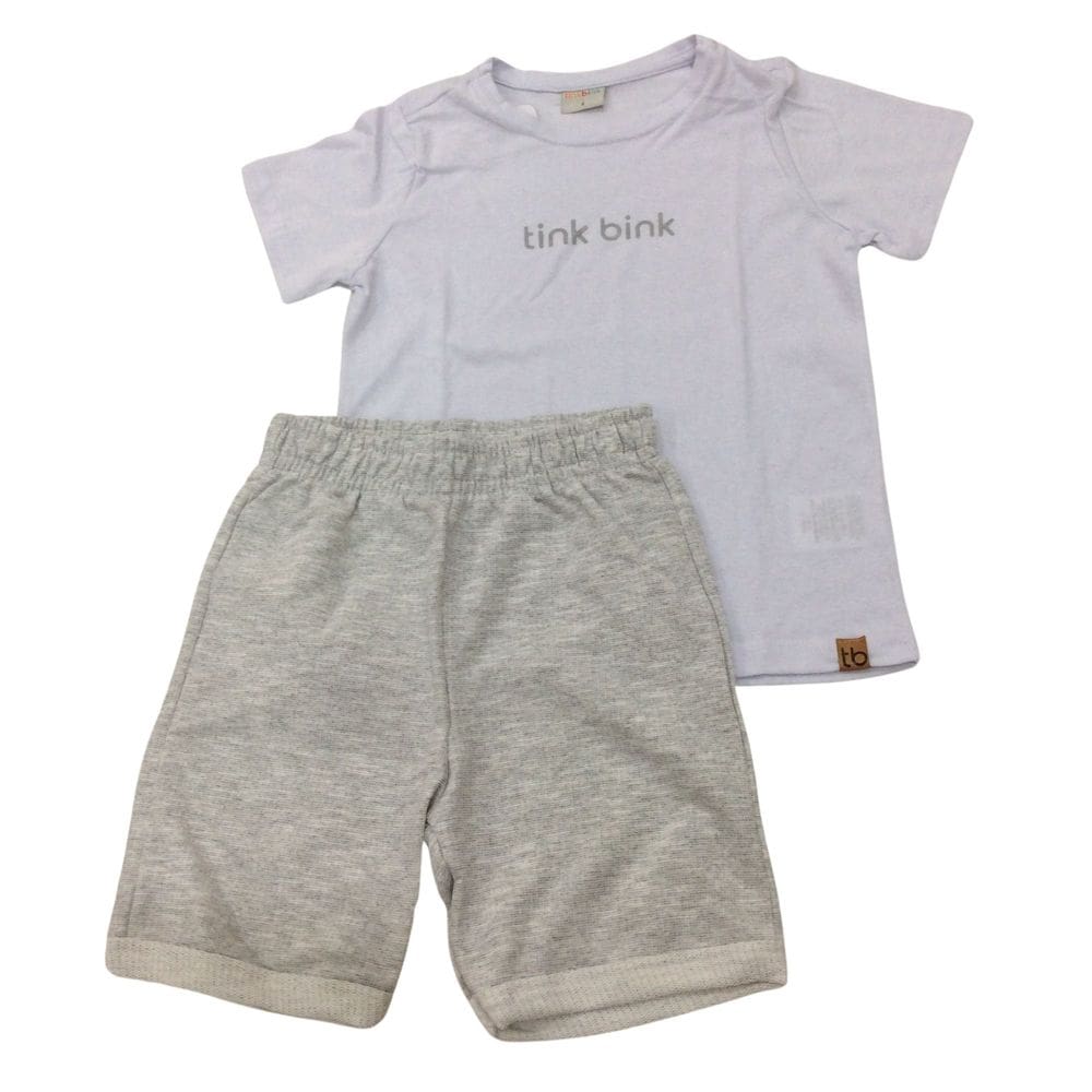 Conjunto Infantil Masc Reveillon Tink Bink Branco