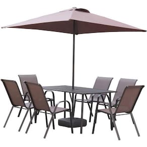 Conjunto Para Jardim Completo 6 Lugares E 9 Peças - Morocco