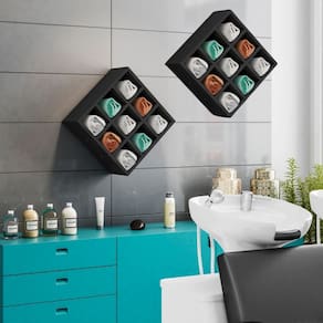 Kit 2 Nicho Decorativo Porta Toalha Com 9 Nichos Multiuso Requinte