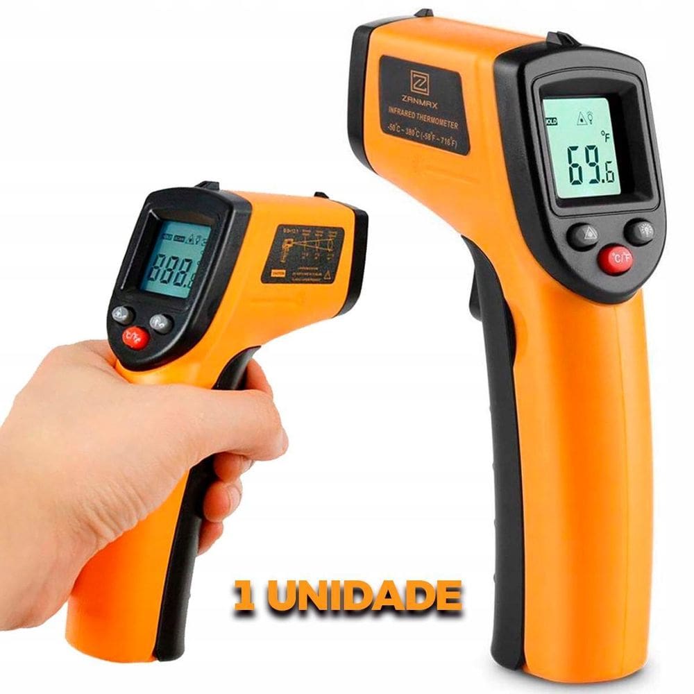 Medidor Temperatura Infravermelho Cozinha E Corporal