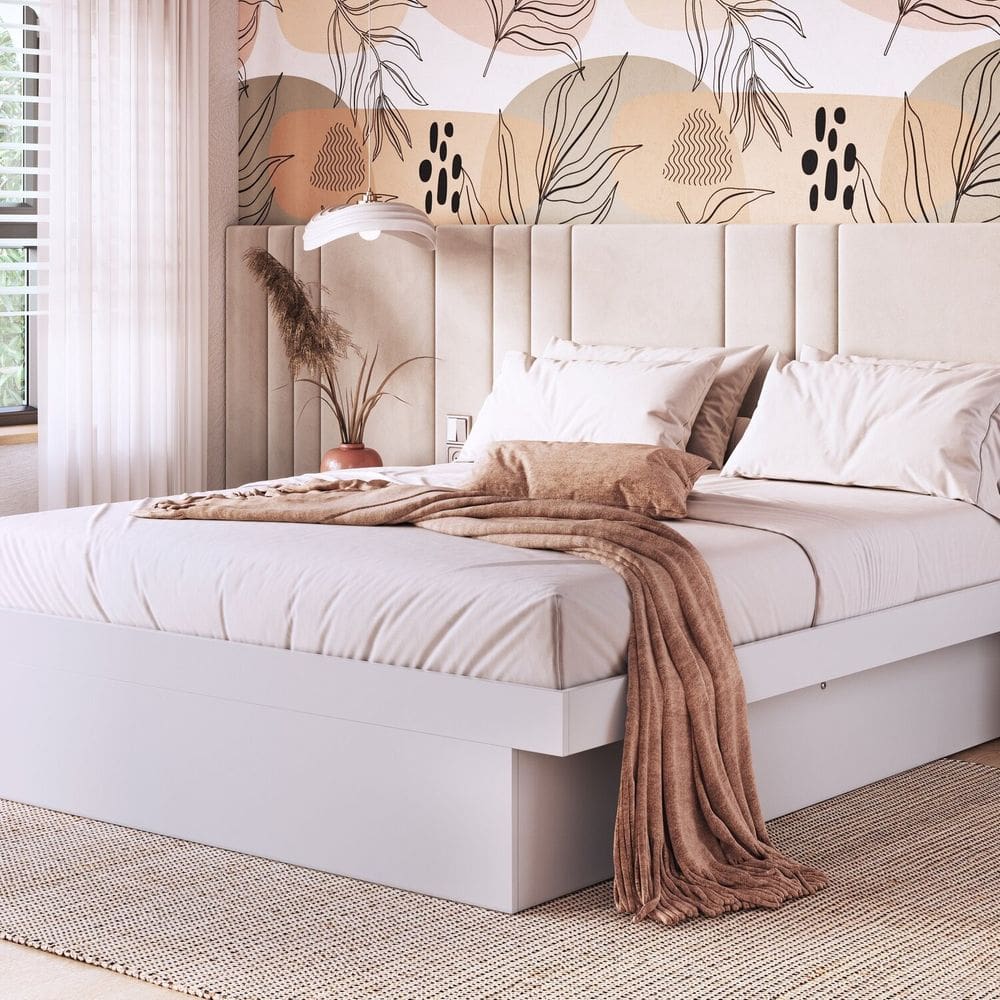 Cama Casal Box Baú 140 Bogotá 138x188cm Branco