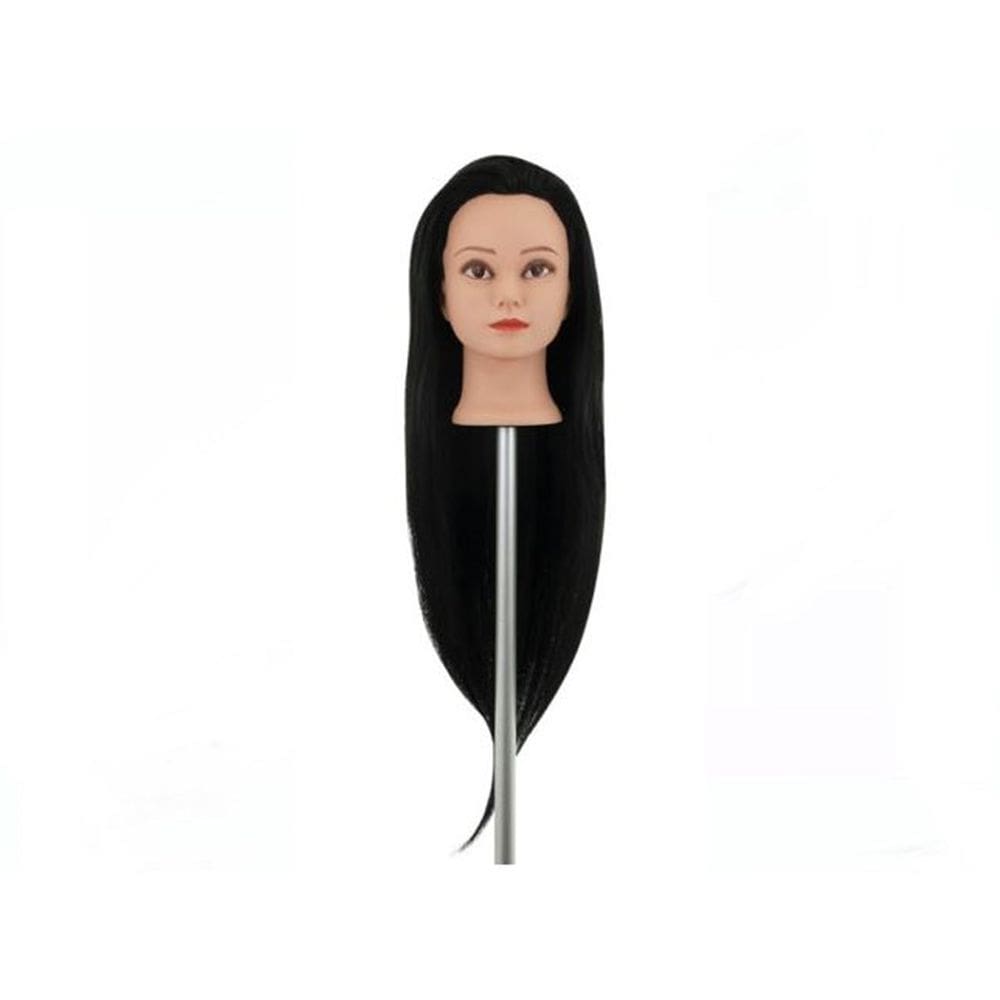 Cabeça de Boneca para Treino 100% Sintética Preto 60 cm