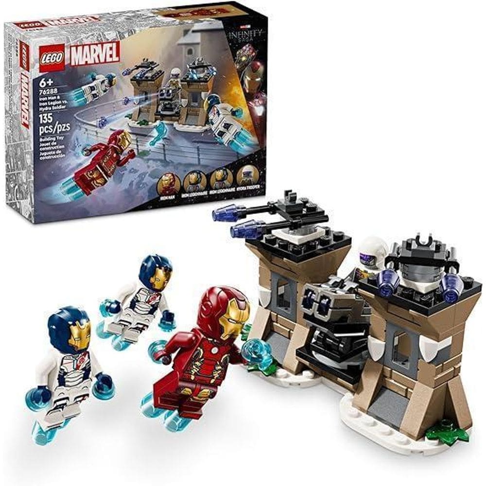 Lego Marvel Homem De Ferro Legião De Ferro Vs Soldado Hydra