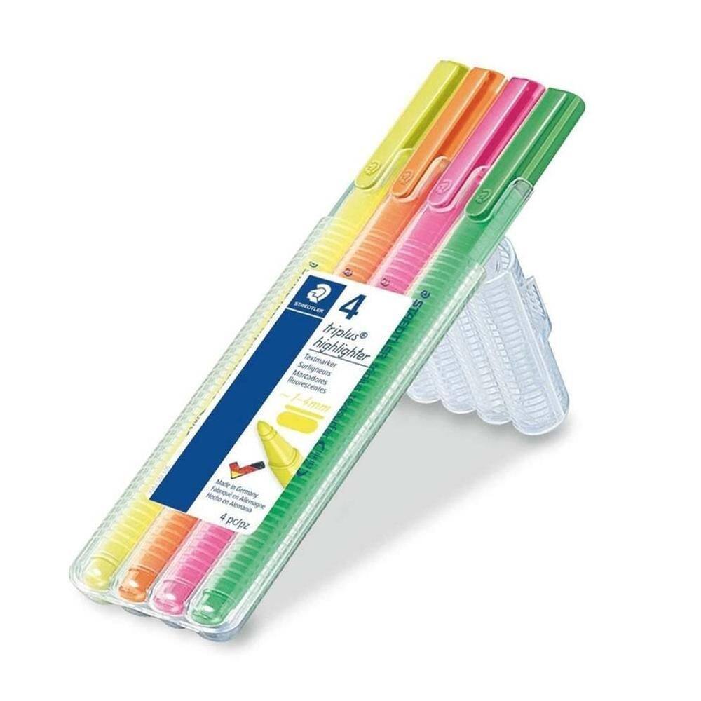 Marcador Triplus Staedtler Textsurfer Highlighter 4 Cores