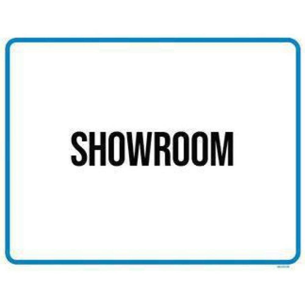Kit 5 Placas Ambiente Sinalização - Showroom