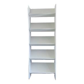 Estante Expositor Organizador para Livros, Revistas, Quadros com 5 Prateleiras Cor Branco