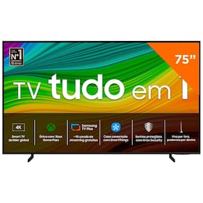 Smart Big TV 75 Polegadas Samsung QLED 4K com Gaming Hub, QN75Q60DA