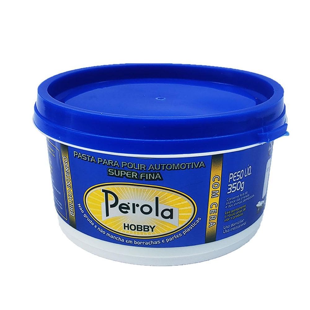 Massa Com Cera Para Polir Hobby Base De Água Pérola 350G Nbc