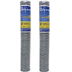 Tela Galinheiro Fio 22 1,5m x 50m - Pacote 2 Telas 100m