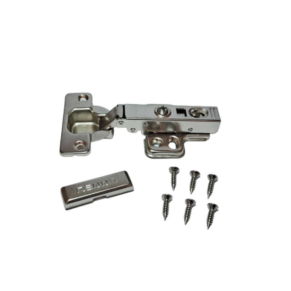 Dobradiça Click Com Pistão Reta Renna