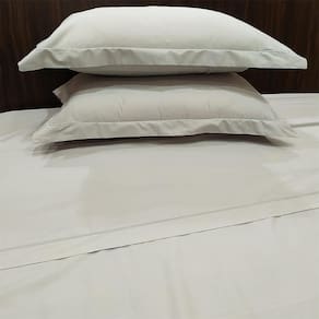 Jogo Cama Queen 200 Fios Festone Classic Kacyumara Cinza Ash