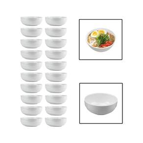 Kit 20 Tigelas Bowl 700Ml Melamina Cumbuca Caldo Sopa Salada