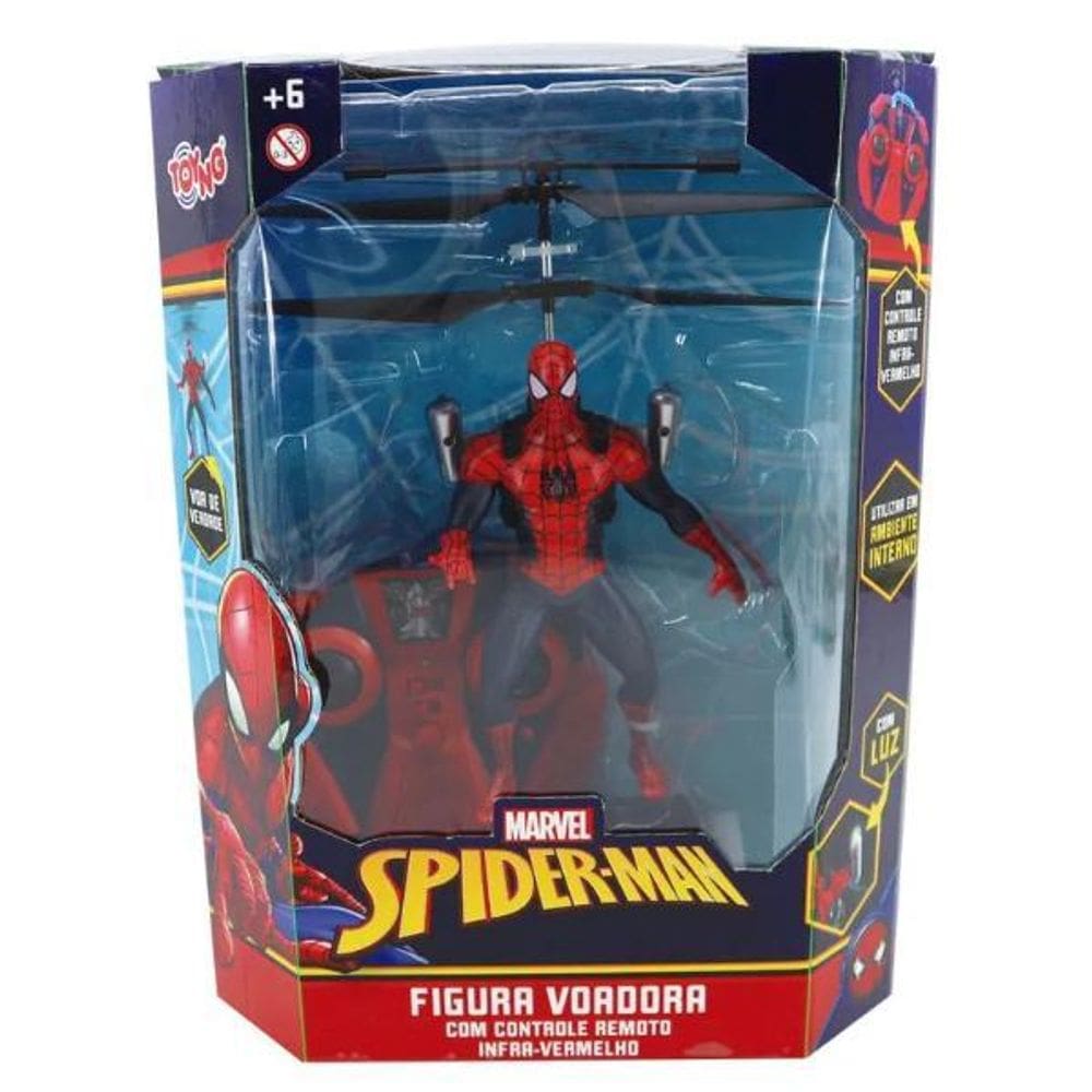 Boneco De Controle Remoto Homem Aranha Voador Toyng 52964