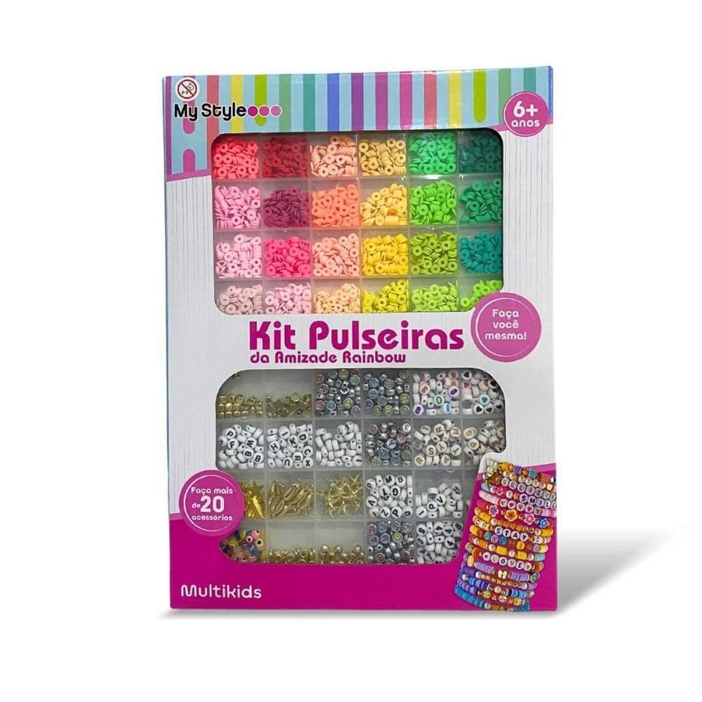 Kit Pulseiras Da Amizade Multikids My Style G Br2316 Rainbow