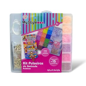 Kit Pulseiras Da Amizade Multikids My Style M Br2314 Rainbow