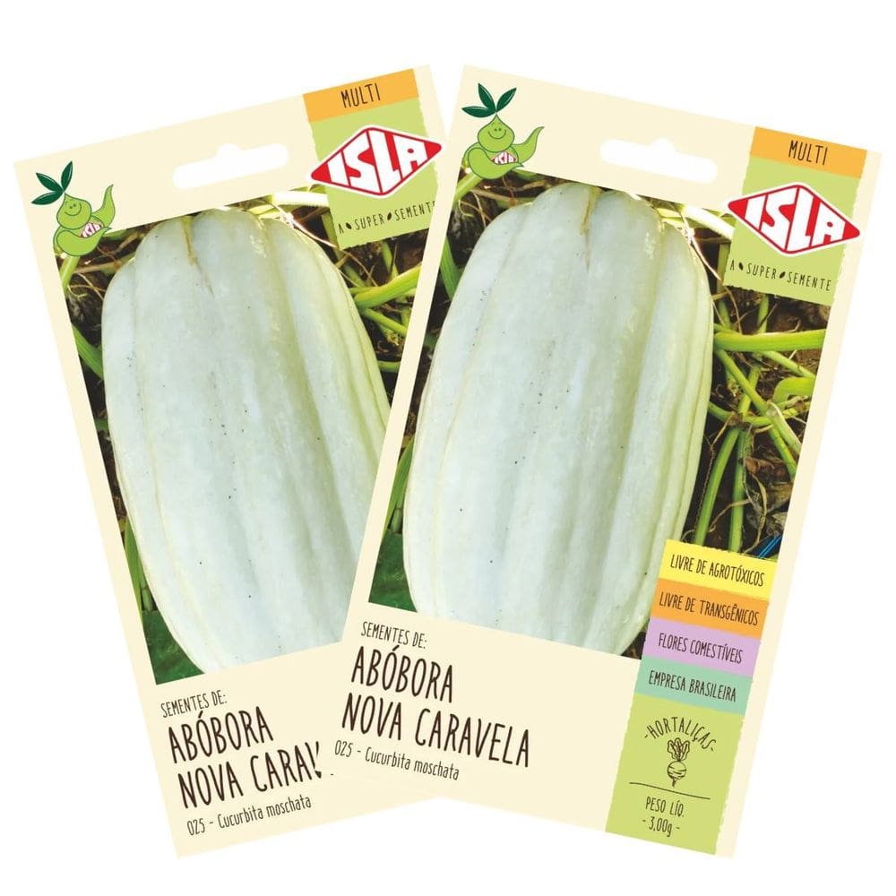 2X Sementes de Abobora Nova Caravela ISLA