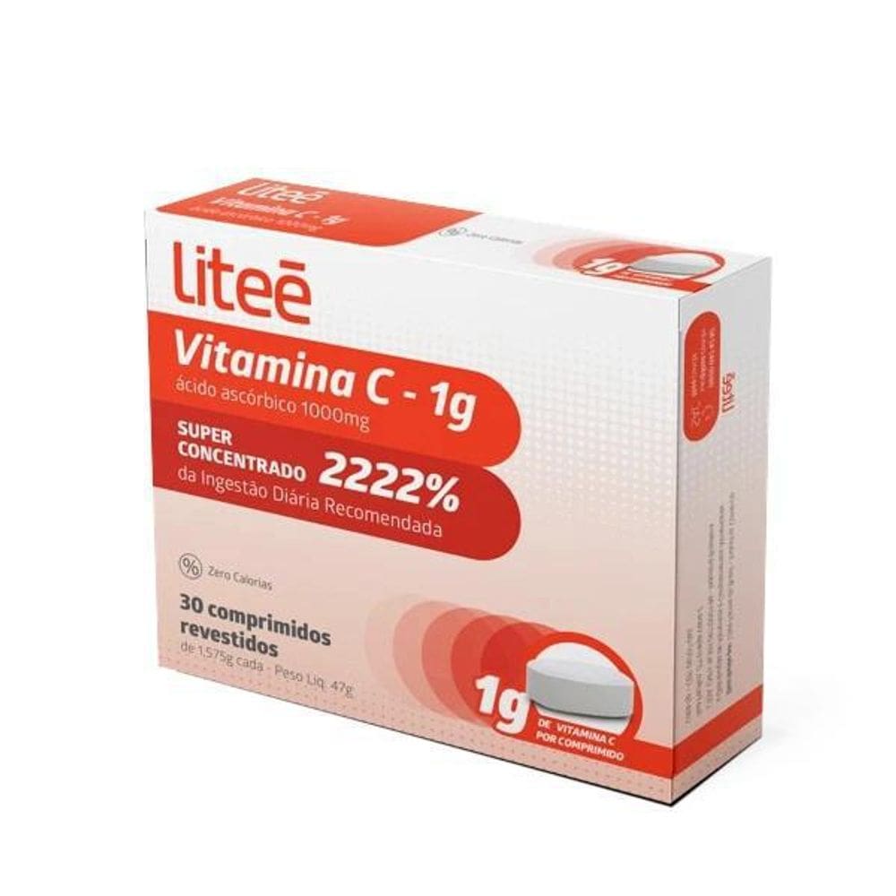 Vitamina C Super Concentrado 1G 30 Caps - Litee
