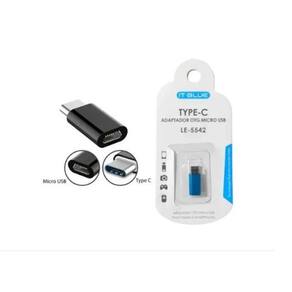 Adaptador Micro Usb V8 X Type C It-Blue Le-5542