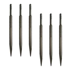 Kit 6 Ponteiro Martelete Perfurador Sds Plus 14X250Mm Matz