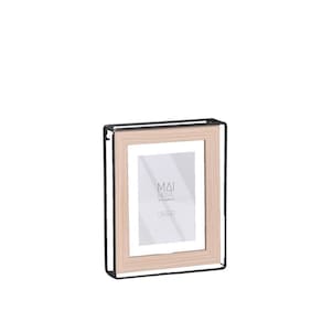 Porta Retrato Minho Madeira/Preto 20X25X5 Mdf
